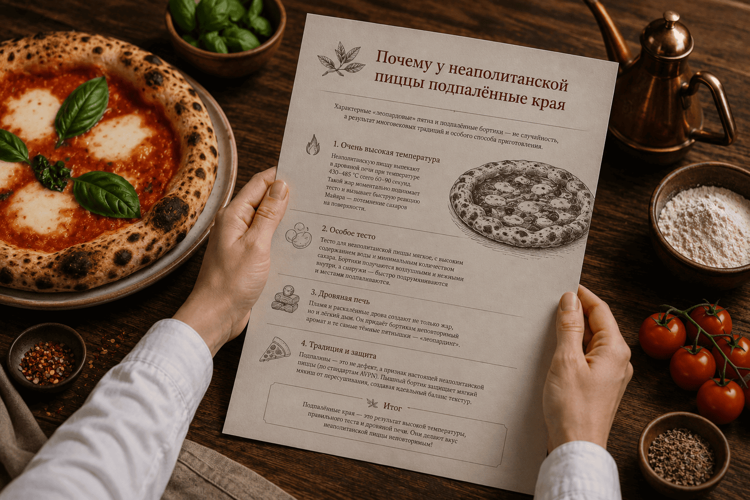 Почему у неаполитанской пиццы подпалённые края