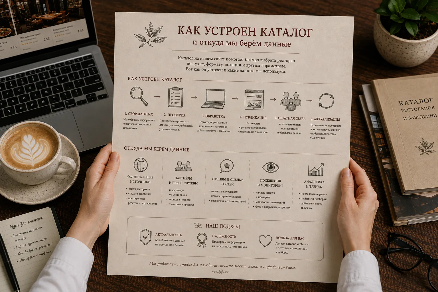 Как устроен каталог и откуда мы берём данные